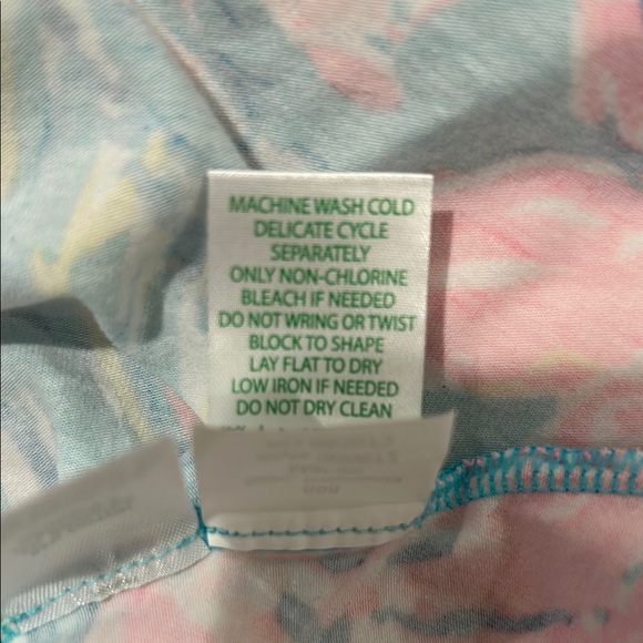 Lilly Pulitzer Tropical Pink and Blue Kids Dress - Picture 7 of 7